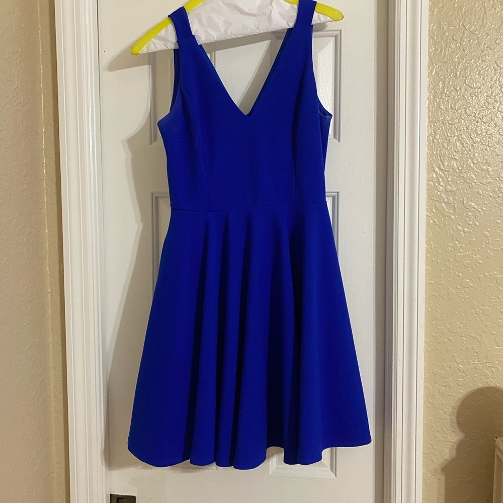 Lulu's Royal Blue Sleeveless Dress